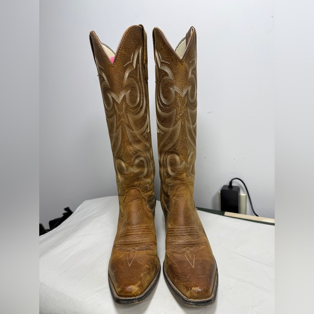 Durango Crush Jealousy Western Cowboy Boot in Tan Brown Women’s Size 6 - Picture 4 of 15